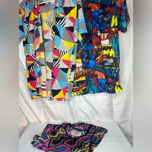 Oh Snap By Drill Clothing Mens Size Small Lot Of 3